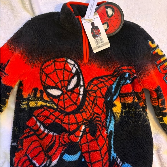 Marvel Spider-Man Kids Costume Jacket - Black and Red - Picture 11 of 12